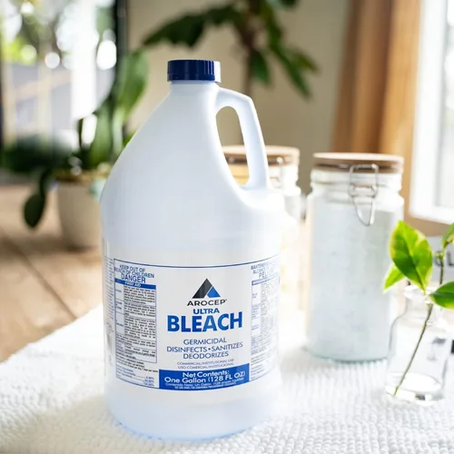 Vista 7 de Blanqueador líquido ultra germicida (6 galones) - Para lavandería, desinfectante, desinfectante, desodorizante, removedor de manchas de moho y moho