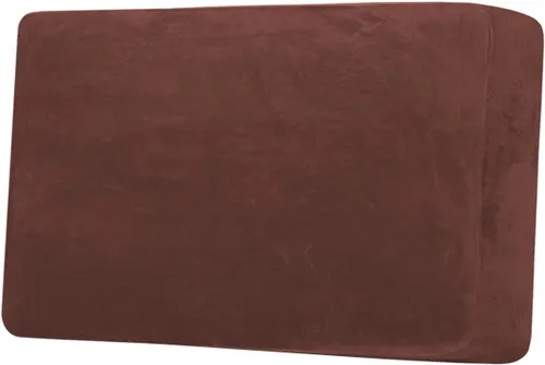 Vista 191 de H.VERSAILTEX - 4 fundas elásticas de terciopelo para cojín de sofá modular en forma de L (sofá grande de 3 plazas + 1 diván, color marfil)