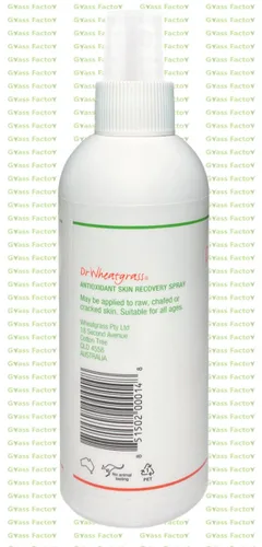 Vista 2 de Dr Wheatgrass Spray de recuperación de la piel 5.8fl.oz (5.9 fl oz)