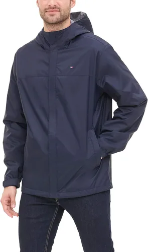 Vista 4 de Tommy Hilfiger - Chaqueta impermeable transpirable con capucha para hombre