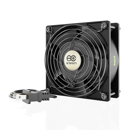 Vista 9 de AC Infinity AXIAL 8025, ventilador para magdalenas, 120 V CA 3.150 in x 0.984 in de alta velocidad, certificado UL para proyectos de escape