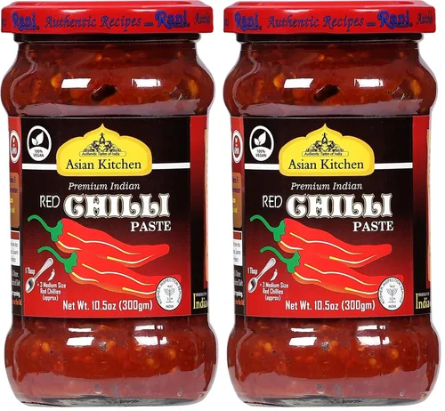 Vista 15 de Asian Kitchen - Pasta de cocina de chile verde, tarro de vidrio de 10.58 onzas (10.58 oz) ~ Vegano Sin gluten Sin OMG Sin colores Origen