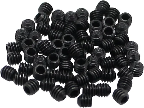 Vista 5 de Destornillador hexagonal de 0.059 in y 50 tornillos de abrazadera de aguja compatibles con máquina de coser industrial Overlock Juki Yamato Pegasus