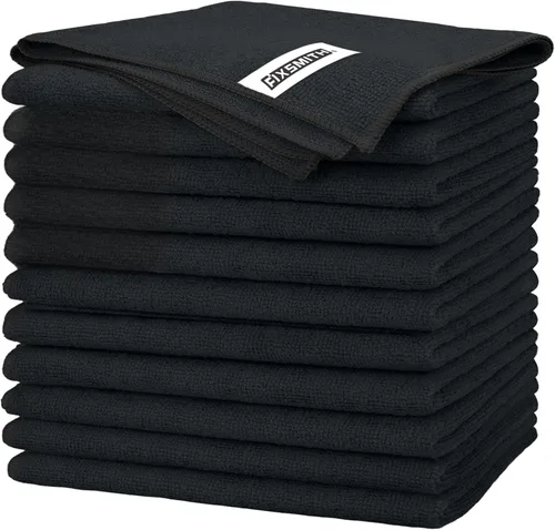 Vista 28 de FIXSMITH Paquete de 400 toallas multifuncionales, paños de limpieza de microfibra de 12 x 16 pulgadas, trapos de limpieza altamente absorbentes