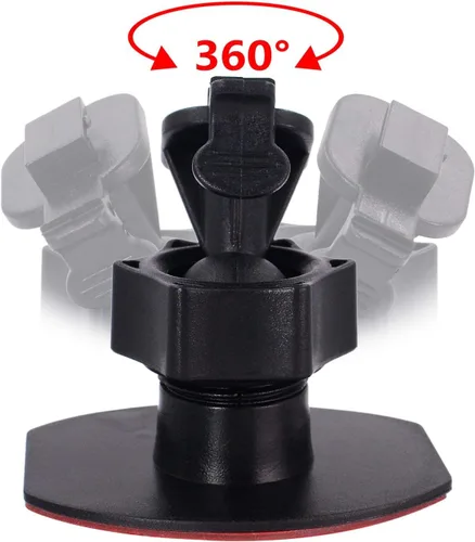 Vista 3 de CH02B - Soporte de montaje para cámara de tablero de automóvil para base adhesiva de doble cara 3M, soporte de montaje para parabrisas y tablero