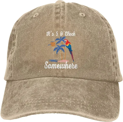 Vista 9 de 5 Oclock Somewhere Hat It is 5 Oclock Somewhere Hat for Women Baseball Hats Vintage Hat