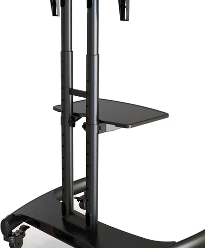 Vista 7 de North Bayou Universal Mobile soporte universal para carro de TV con soporte para pantallas de panel plano plasma LCD LED y pantallas de 32 a 65