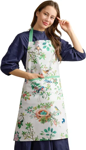 Vista 68 de Maison d' Hermine 100% Cotton Apron for women with Pocket Kitchen Chef Apron for Men Cooking Mothers Day Gifts