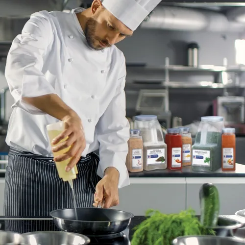 Vista 3 de McCormick Culinary Pimentón extra elegante, 25 libras, un recipiente de 25 libras de condimento de pimentón dulce para uso en restaurantes, mejor