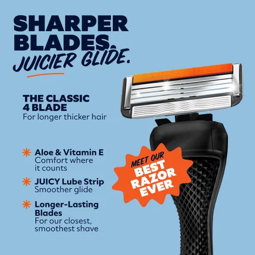 Vista 5 de Dollar Shave Club - Juego de afeitado de viaje (negro) - Kit de maquinilla