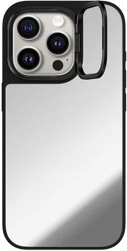 Vista 53 de CASETiFY Funda de espejo para iPhone Air [Reflejante/Compatible con Magsafe / Protección contra caídas de 4.9 pies de grado militar 1X] - Negro