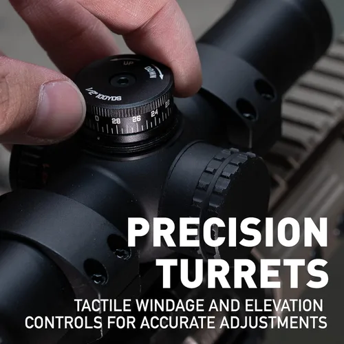 Vista 6 de Monstrum Banshee mira telescópica para rifle LPVO de 1-6x24 con montura de mira descentralizada