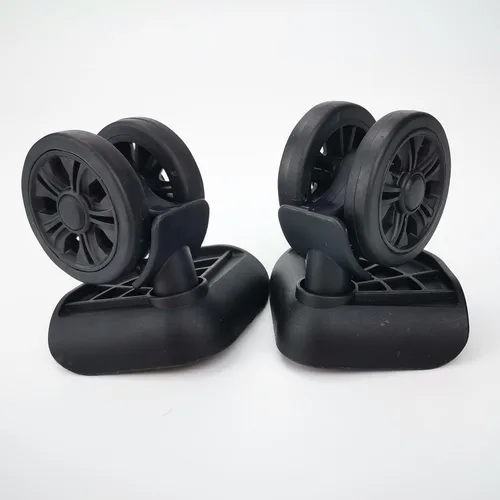 Vista 5 de Zoofen Ruedas de equipaje de repuesto para maletas negras (Z311)