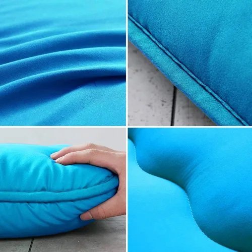 Vista 476 de Colchón futón japonés de piso gris constelación, de piso tatami, portátil, para acampar, para niños, sofá cama plegable enrollable con protector