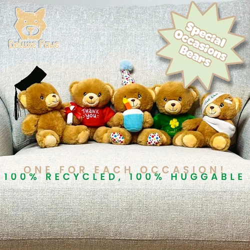 Vista 9 de Deluxe Paws - Felpa ecológica especial para ocasiones, 100% reciclada (Gracias)