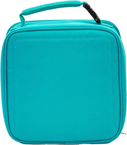 Vista 29 de Bolsa de almuerzo LEGO, duradera y aislada, con bolsillo de malla y compartimento con cremallera, perfecta para comidas sobre la marcha, negra