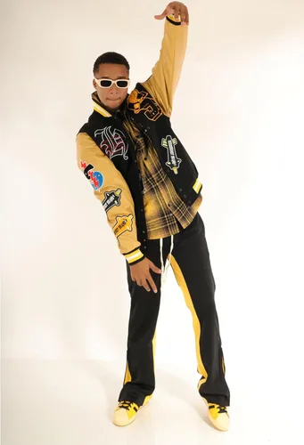 Vista 7 de SCREENSHOT VARSITY JACKET 3202 - Chaqueta de moda pesada acolchada para hombre, estilo urbano