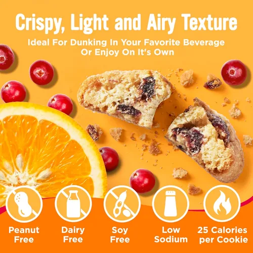 Vista 6 de Cooper Street Galletas totalmente naturales galletas crujientes horneadas dos veces, sin nueces y lácteos, estilo biscotti, 5 onzas