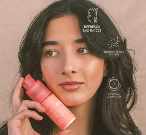 Vista 6 de DAE Champú en polvo seco Fairy Duster - Ingredientes naturales sin aerosol, absorbe aceite y refresca las raíces