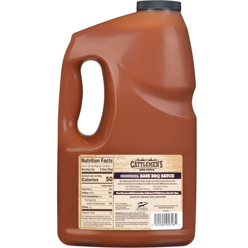 Vista 6 de Cattlemen's St. Louis Original Base BBQ Sauce 4 Botellas de 1 galón