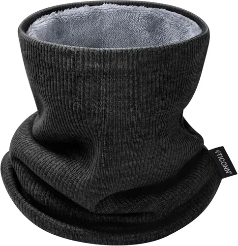 Vista 17 de TICONN Polaina para el cuello, bufanda, calentador de cuello, transpirable, resistente al sol y al viento, para esquí, pesca, senderismo, ciclismo