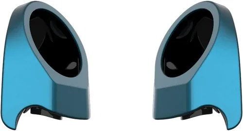 Vista 299 de Advanblack Alpine Green Tour Pack - Paquete de altavoces de 6.5 pulgadas, carcasa de audio trasera, color a juego, ajuste Harley King Tour Pack