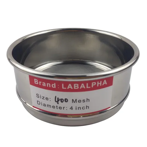 Vista 28 de LABALPHA 20 tamices de laboratorio de malla, tamiz de prueba #20 malla, 4 '' de diámetro, paño de alambre de acero inoxidable 304 (0.035 in)