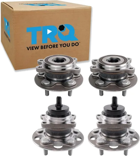 Vista 33 de TRQ Par de conjunto de cubo de cojinete de rueda delantera izquierda derecha, 2 piezas compatible con Lexus GX460 2003-2009 GX470 2003-2023 Toyota