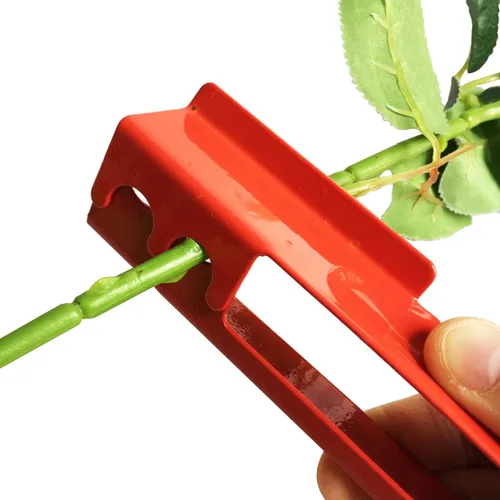 Vista 2 de TIHOOD Kit profesional de 3 piezas de pelador de espinas de hoja de rosa, herramienta de desmontaje de espinas para rosas y guantes de jardín
