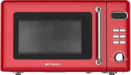 Vista 10 de Emerson MWR7020W - Horno microondas compacto para encimera con control de botón, pantalla LED, 700 W, 5 niveles de potencia, 8 menús automáticos
