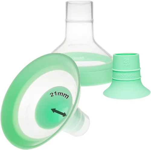 Vista 13 de Nenesupply Bridas ovaladas de 0.512 in compatibles con piezas de extractor de leche Medela Reemplazan los accesorios de brida Medela. Trabaja