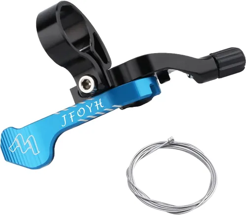 Vista 12 de JFOYH Kit de palanca remota para poste gotero de bicicleta de montaña para tija de sillín cuentagotas de enrutamiento externo e interno