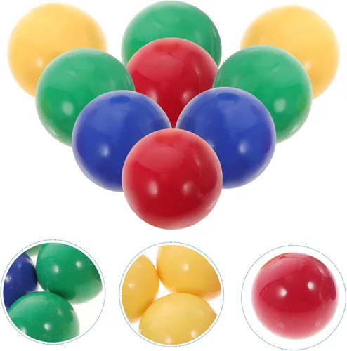 Vista 8 de Toddmomy Juego de 48 bolas de canicas de damas chinas de repuesto para canicas, juego de canicas de 0.98 in (25 mm)