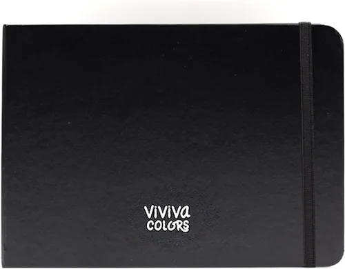 Vista 8 de Viviva - Cuaderno de bocetos de papel de acuarela de 40 páginas, 140 libras, 100% algodón, tamaño cuadrado, 7.5 x 7.5 pulgadas