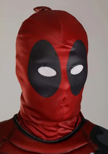 Vista 4 de Marvel - Disfraz de Deadpool de lujo para adultos, disfraz de superhéroe de Halloween para hombres, con licencia