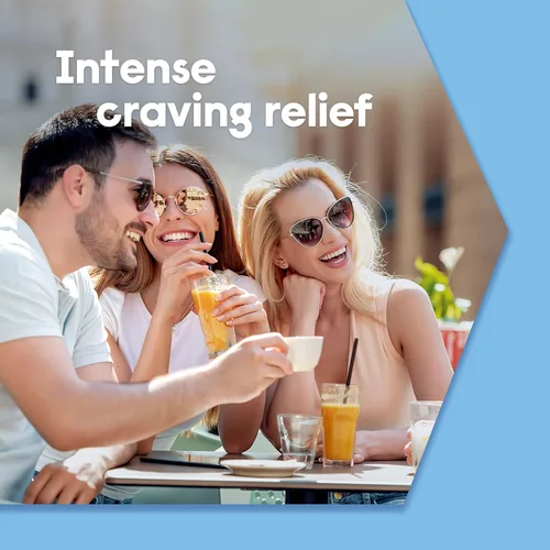 Vista 6 de Nicorette Goma de mascar de nicotina de 4 mg para ayudar a dejar de fumar con el programa de apoyo conductual, ayuda para dejar de fumar con sabor a