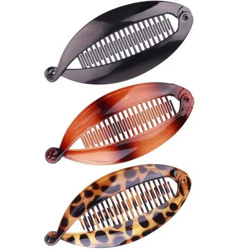 Youme Pinzas para el pelo de plátano, pinzas para el pelo de plátano para cabello grueso y fino y rizado, accesorios de herramientas, pinzas de cola