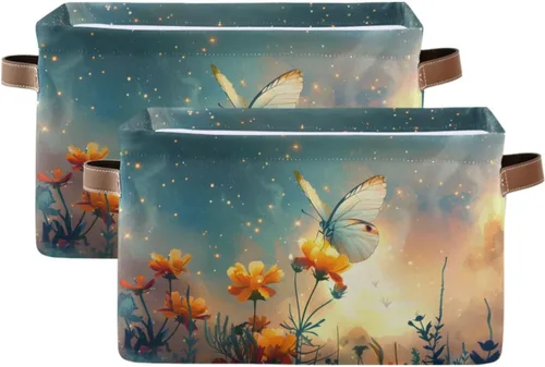 Vista 2 de senya Cesta de almacenamiento 1 unids grande plegable bolsa de ropa rectangular plegable tela cesta de lavandería plegable cubo de lavado plegable