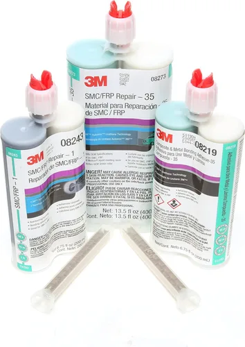 Vista 5 de 3M 08219 Adhesivo reparador de SMC/fibra de vidrio de 35 minutos - 200 ml