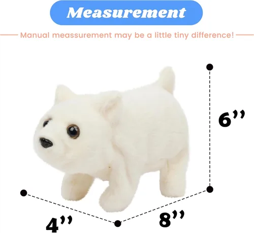 Vista 151 de Hopearl - Juguete de peluche electrónico interactivo de conejo con orejas LED, sonidos y movimientos; camina, se menea e ilumina las orejas, mueve