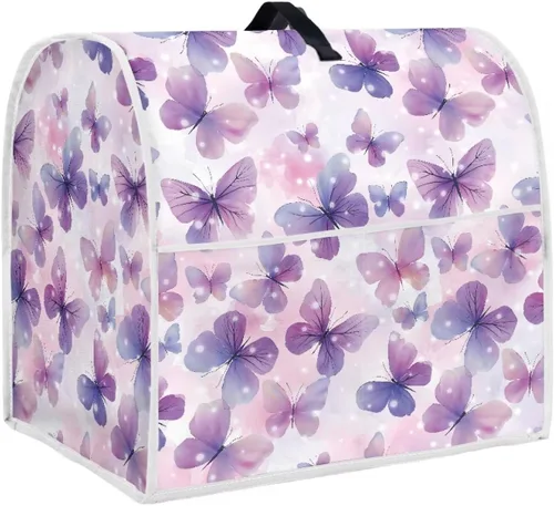 Vista 34 de Talayituse Beach Turtle Starfish Print Stand Mixer Cover for 4.5-5 Quarts Kitchen Aid, Washable Mixer Dust Cover with Handle and Pocket Kitchen