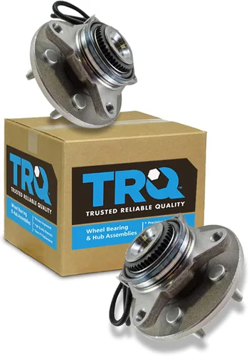 Vista 237 de TRQ Par de conjunto de cubo de cojinete de rueda delantera izquierda derecha, 2 piezas compatible con Lexus GX460 2003-2009 GX470 2003-2023 Toyota