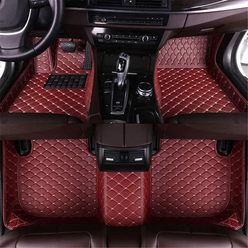 Vista 18 de Alfombra de piso de coche para A B C CLA CLS CLK GLE GLS GLA GLB GLC GLK GL ML G S SL CL SLC R SLK EQA EQB EQC EQS EQE Alfombras impermeables