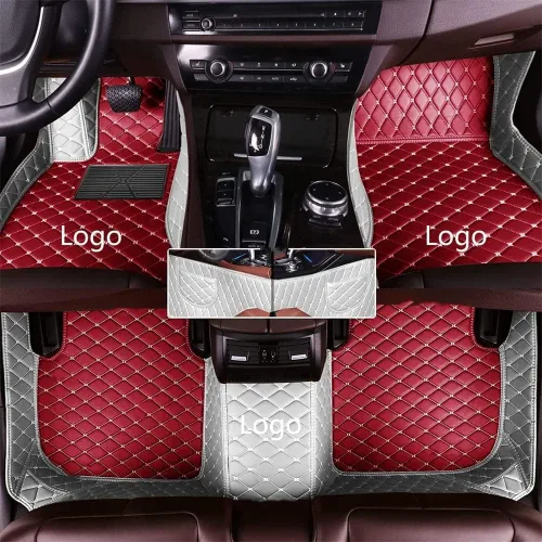 Vista 24 de Alfombrillas personalizadas para el piso del automóvil para el 99 % de los modelos de automóviles de lujo, impermeables, antideslizantes, cobertura