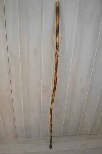 Vista 5 de Bastón de Caminar - Forma Libre de Nogal - Bastones Curvos - Fuertes - Hasta 60" - Personalizar