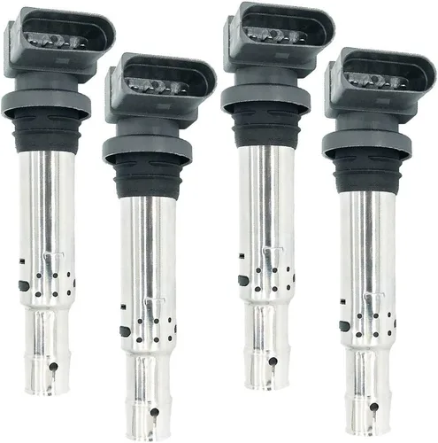 Vista 7 de Paquete de bobinas de encendido compatible con Audi A1 A2 A3 Volkswagen Beetle Bora EOS Golf IV V VI Jetta III IV Polo Scirocco III 1.2 1.4 1.6 TFSI