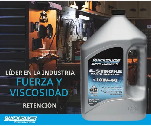 Vista 2 de Quicksilver Aceite de motor marino 10W-40