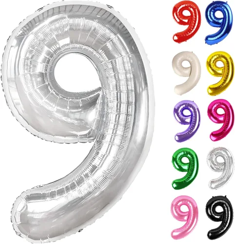 Vista 58 de Globo negro del número 0 de 40 pulgadas – globo número 0, decoraciones