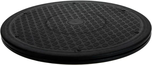Vista 4 de Lawei Paquete de 2 soportes giratorios giratorios resistentes de 12 pulgadas con rodamientos de bolas de acero, tocadiscos Lazy Susan para monitores