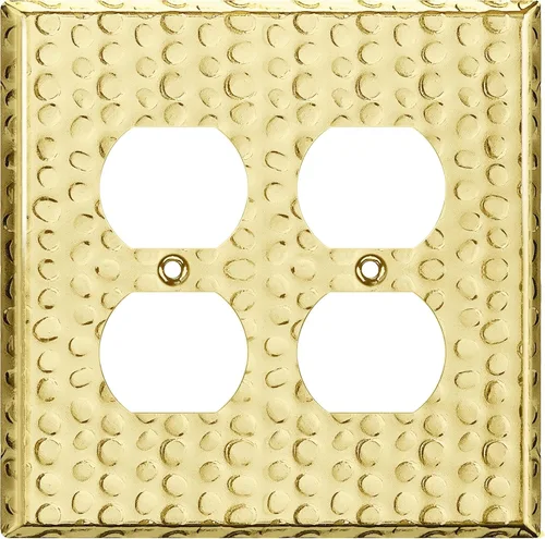 Vista 15 de LIDER Placa de pared de metal para receptáculo dúplex, cubierta de salida de acero inoxidable, resistente a la corrosión, tamaño mediano de 1